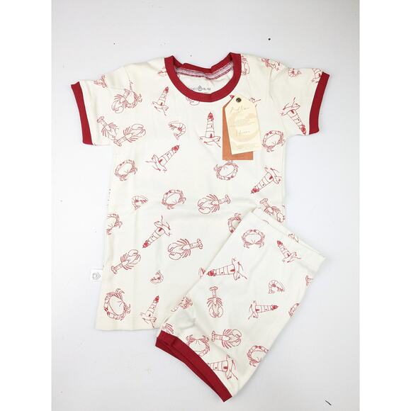 Coco Village Estran Lobster Pajamas - Size 7 Youth - Picture 2 of 7